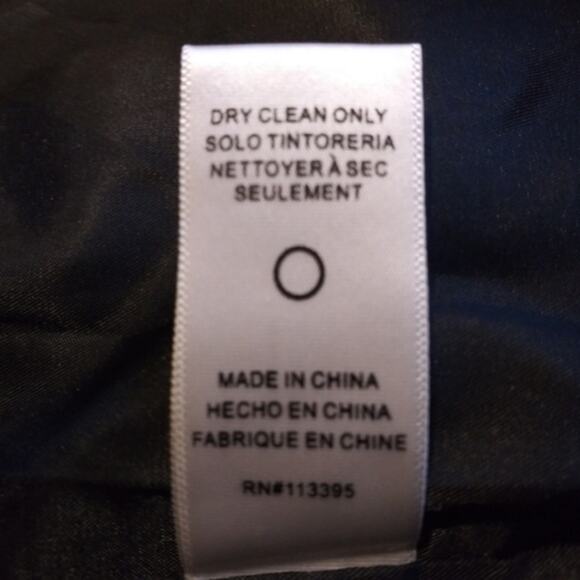 Aryn K. Black & White Tweed Blazer Gold Chain Accent Classic Size Small - Picture 8 of 8